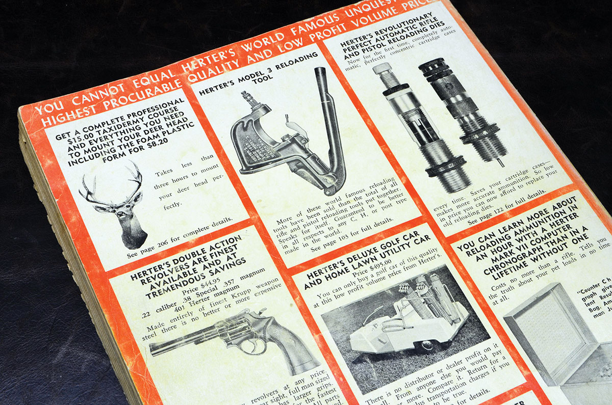 The Herter’s catalog says it all. This is vintage 1965.